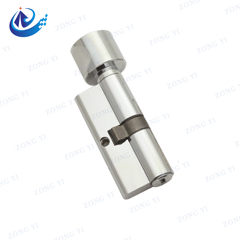 Euro Profile Thumbturn Double Cylinder Mortise Zinc Alloy ຫຼື Aluminum Key cylinder